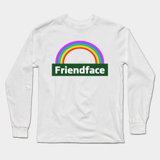 Friendface Rainbow (IT Crowd) Long Sleeve T-Shirt